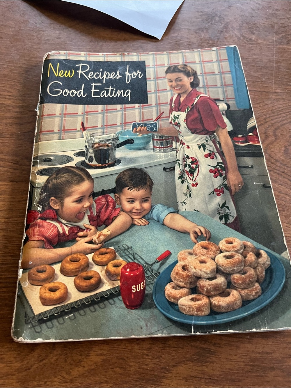 Vintage 1940’s New Recipes for Good Eating Cookbook - Cream/Blue Cover